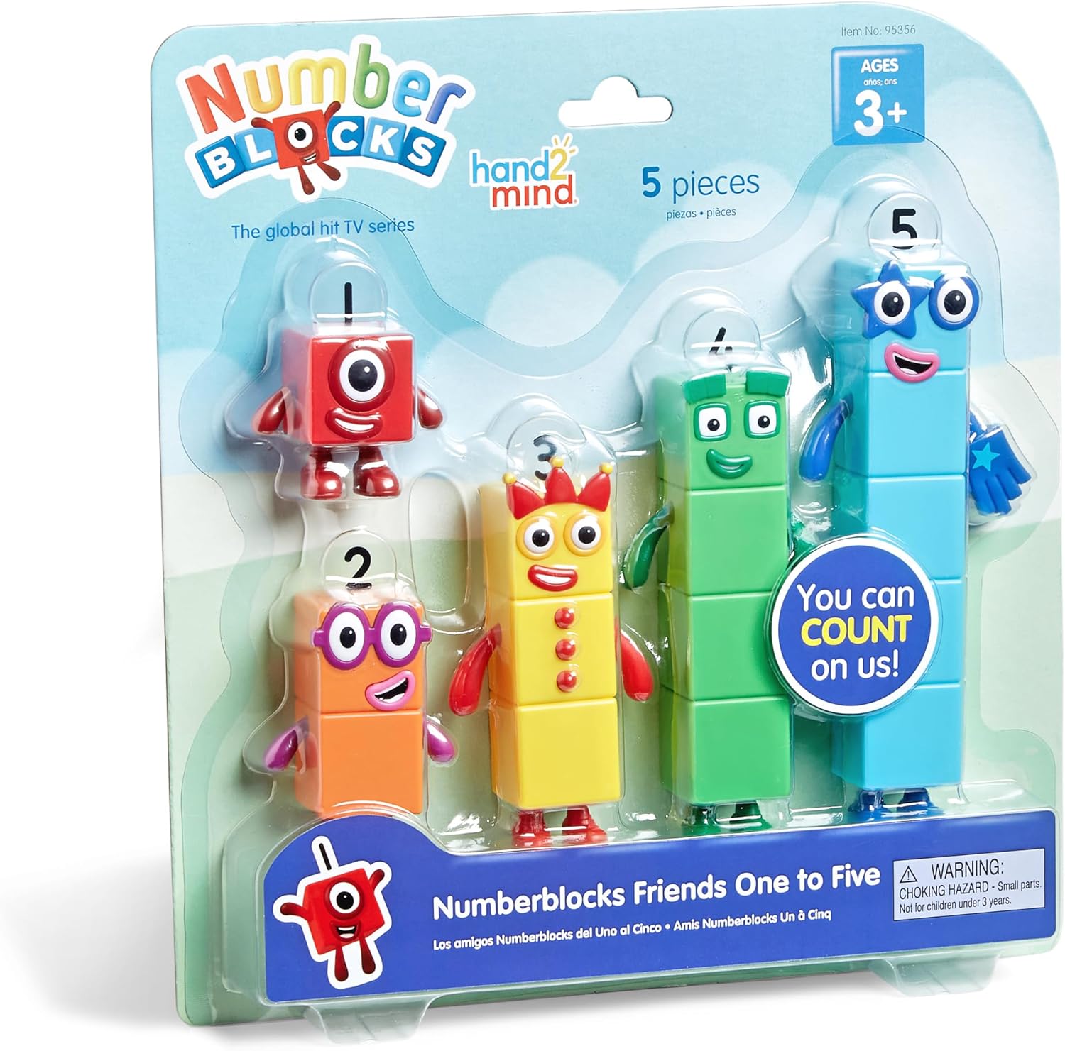 Numberblocks figuras del 1 al 5