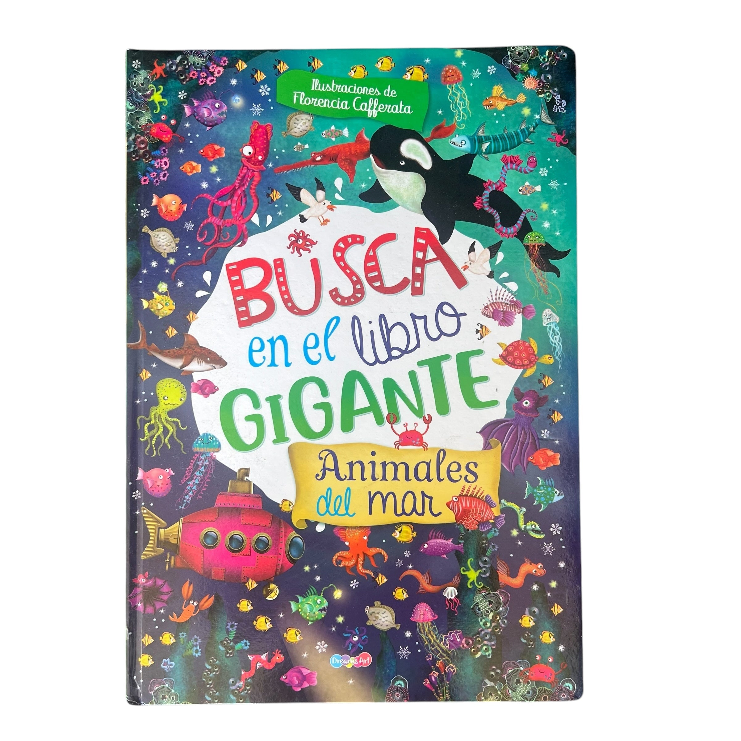 Busca en el libro gigante - Animales del mar