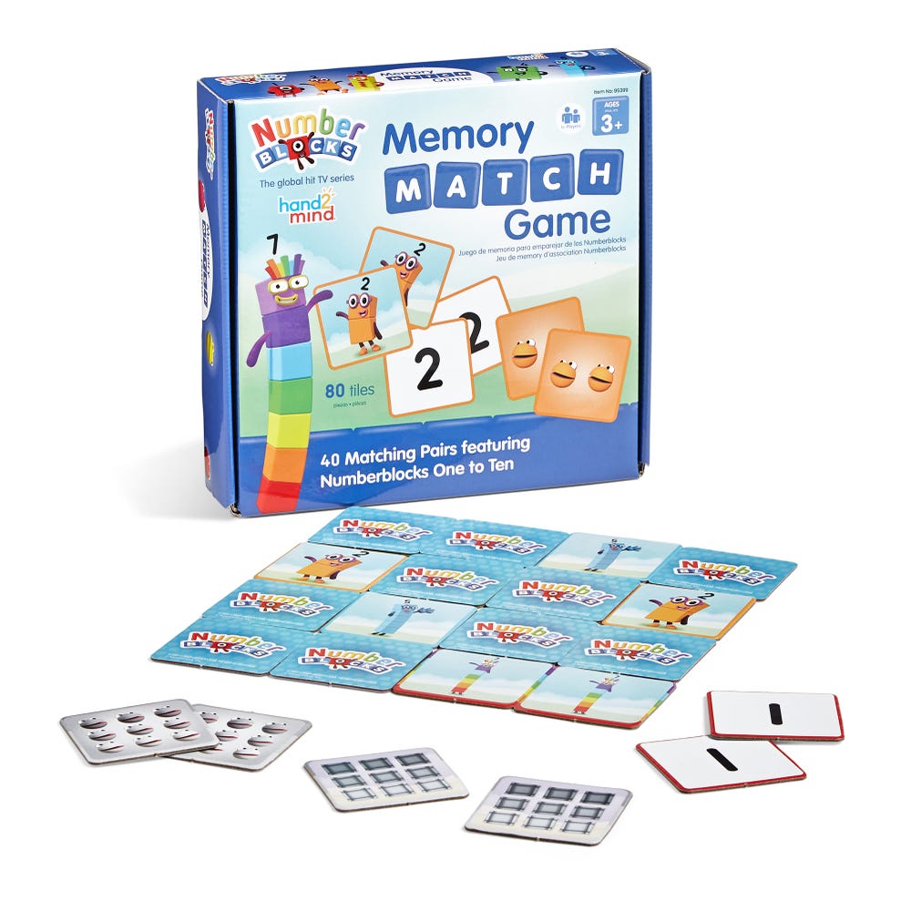 Juego de Memoria Numberblocks
