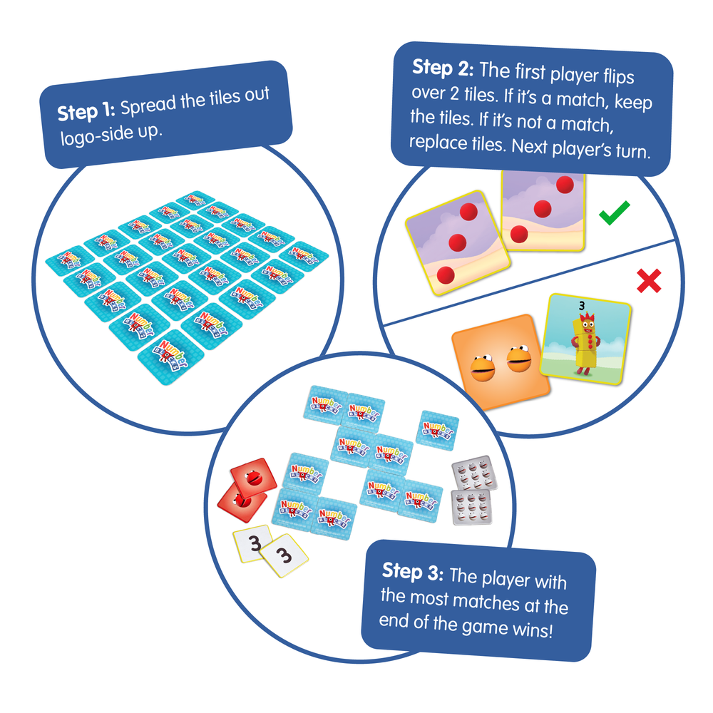 Juego de Memoria Numberblocks
