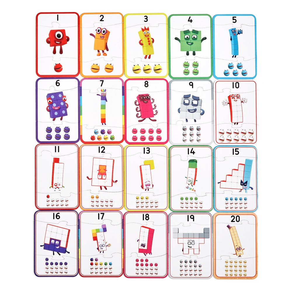 Rompecabezas de Conteo Numberblocks