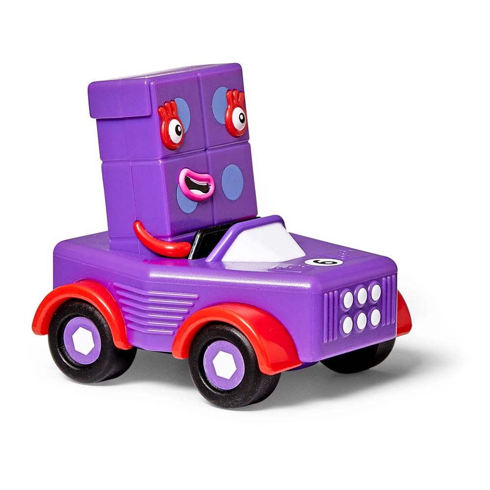 Vehículos Seis a Diez Numberblocks