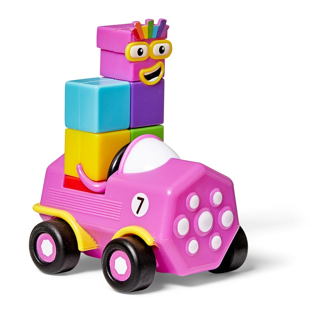 Vehículos Seis a Diez Numberblocks