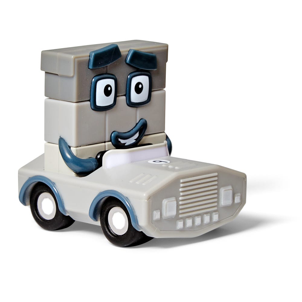 Vehículos Seis a Diez Numberblocks
