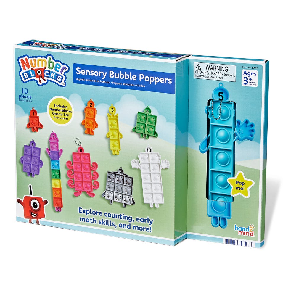 Pop it Sensoriales Numberblocks