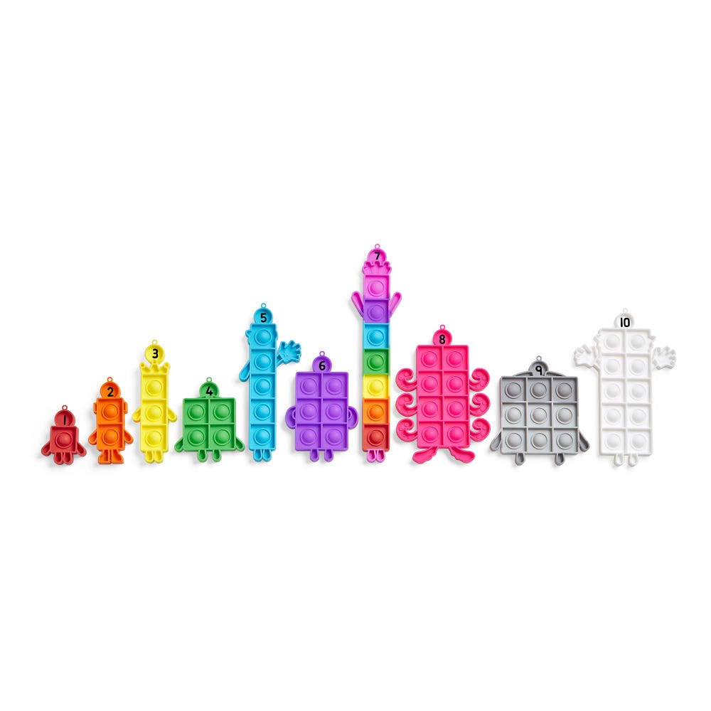 Pop it Sensoriales Numberblocks