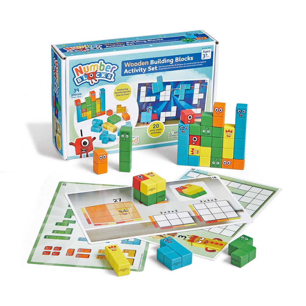 Bloques de Construcción de Madera Numberblocks