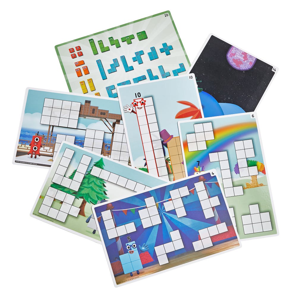 Bloques de Construcción de Madera Numberblocks