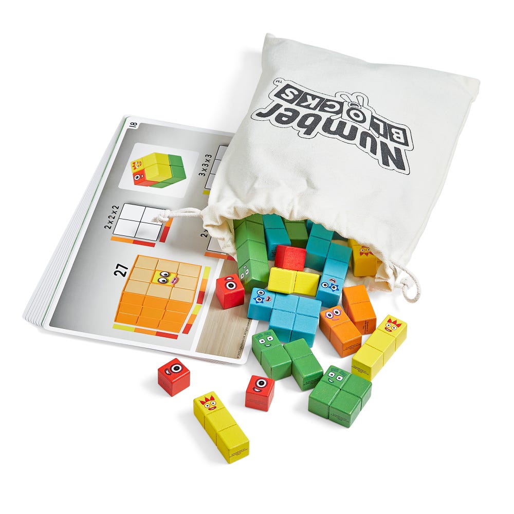 Bloques de Construcción de Madera Numberblocks