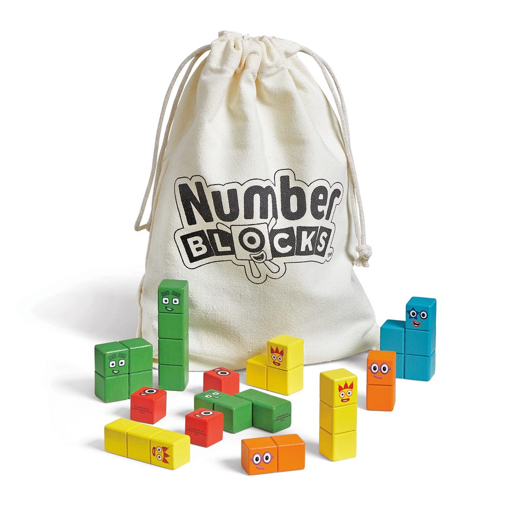 Bloques de Construcción de Madera Numberblocks