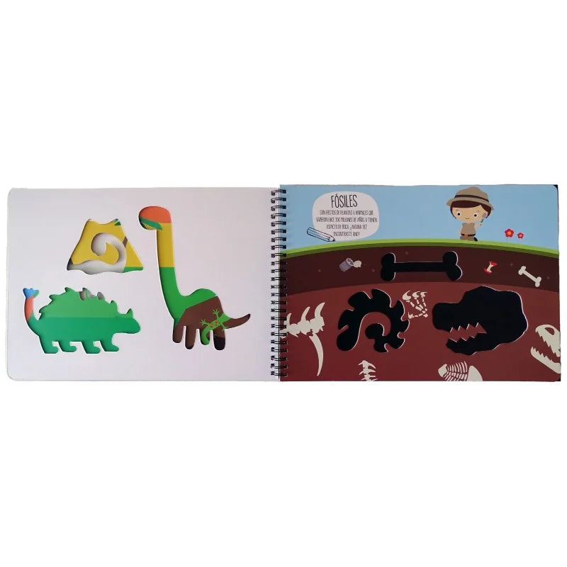 Mi libro de stencil Dinosaurios