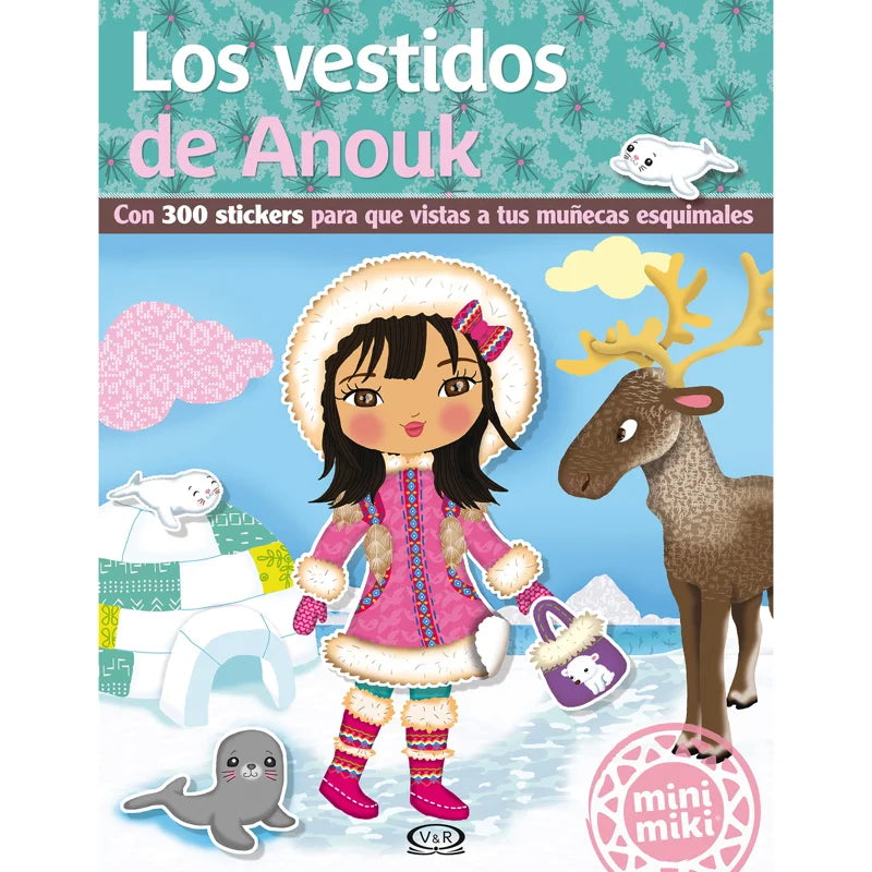 Libro con stickers - Los vestidos de Anouk