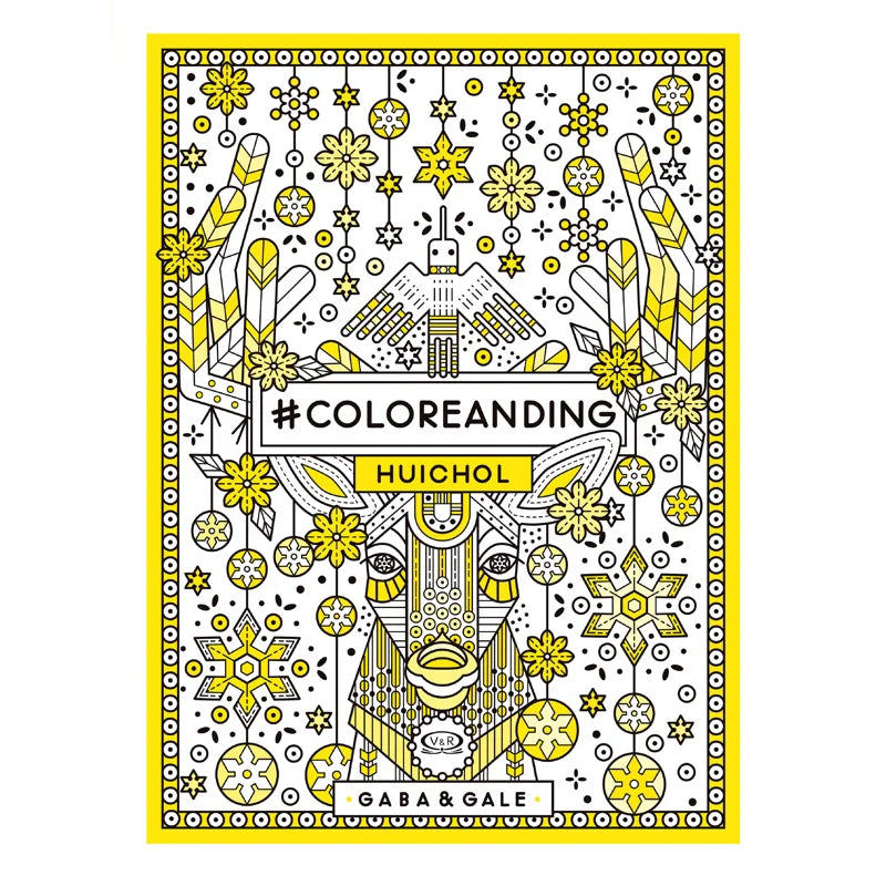 Libro para colorear - #Coloreanding Huichol