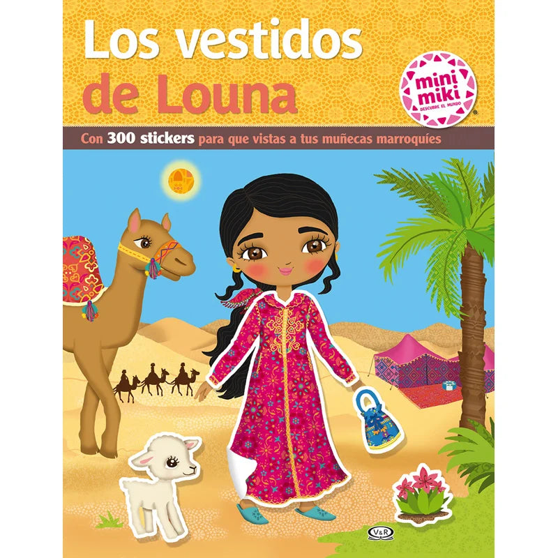 Libro con stickers - Los vestidos de Louna