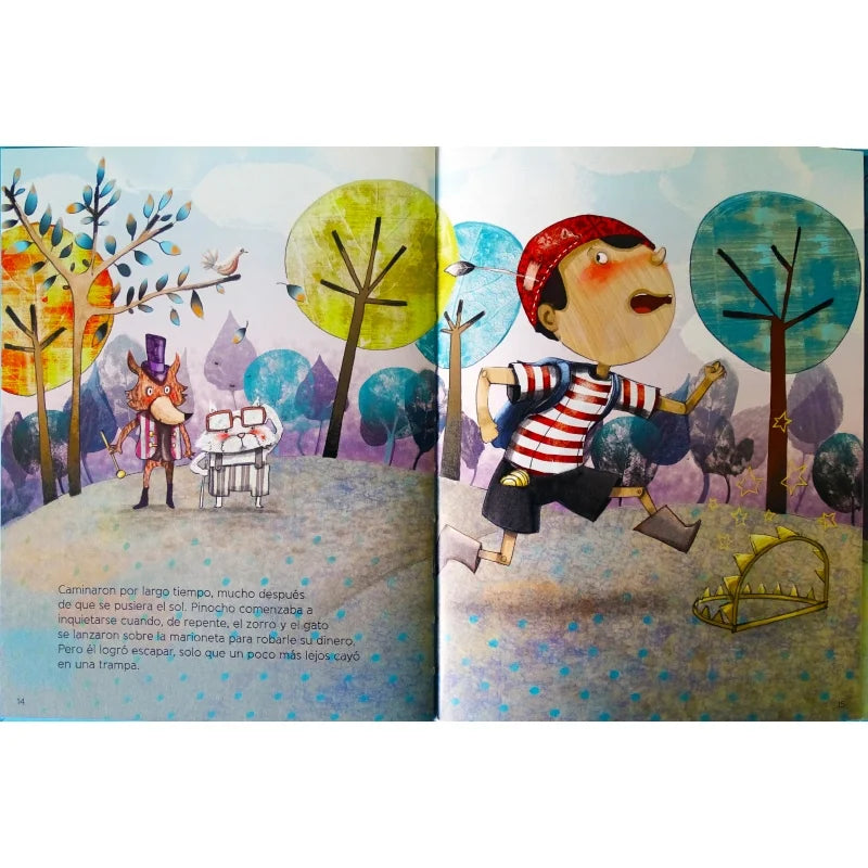 Cuento Pequeños clásicos Pinocho