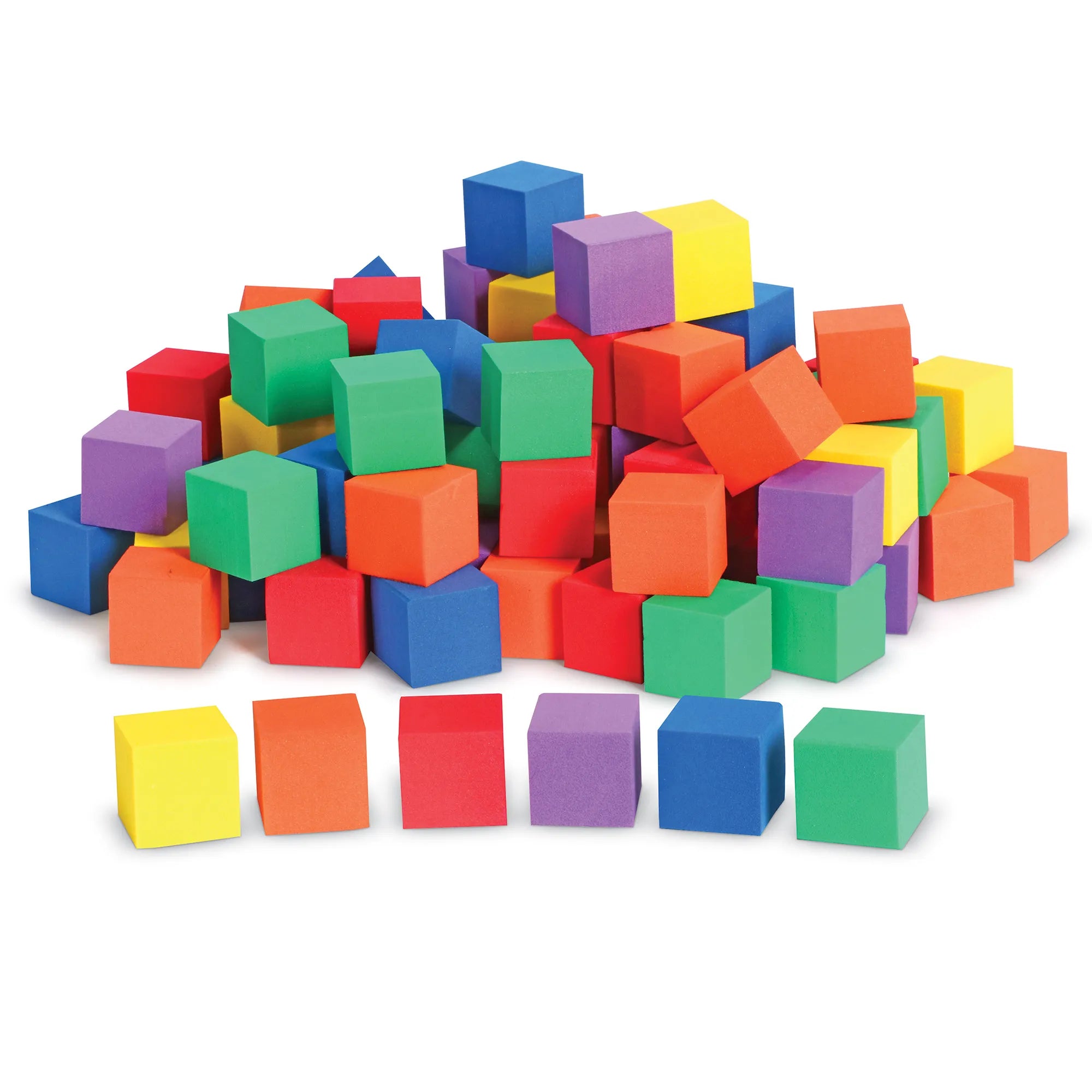 Cubos de Colores Espuma Suave - Soft Foam One-Inch Color Cubes