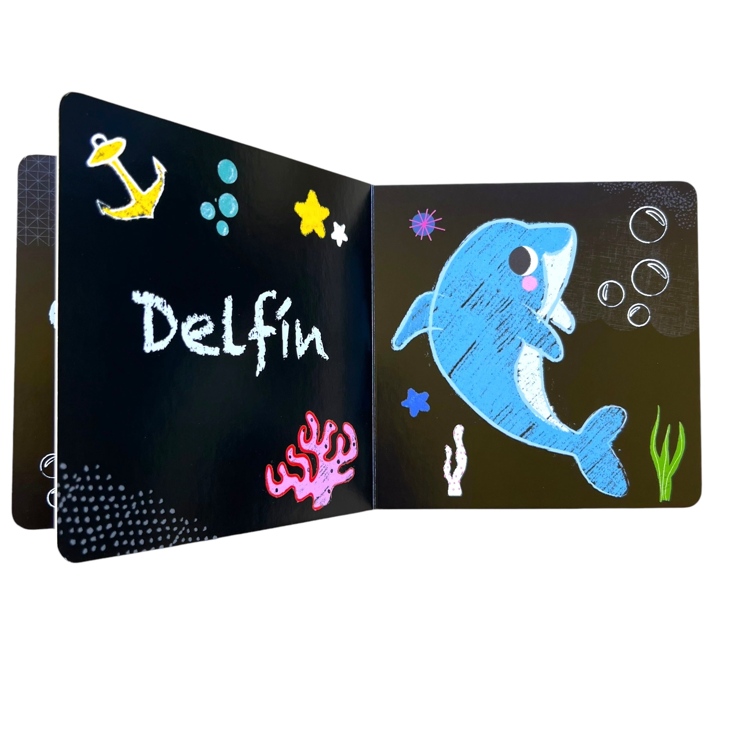 Libro El Mundo a mi Alrededor -  Primeras palabras en pizarra