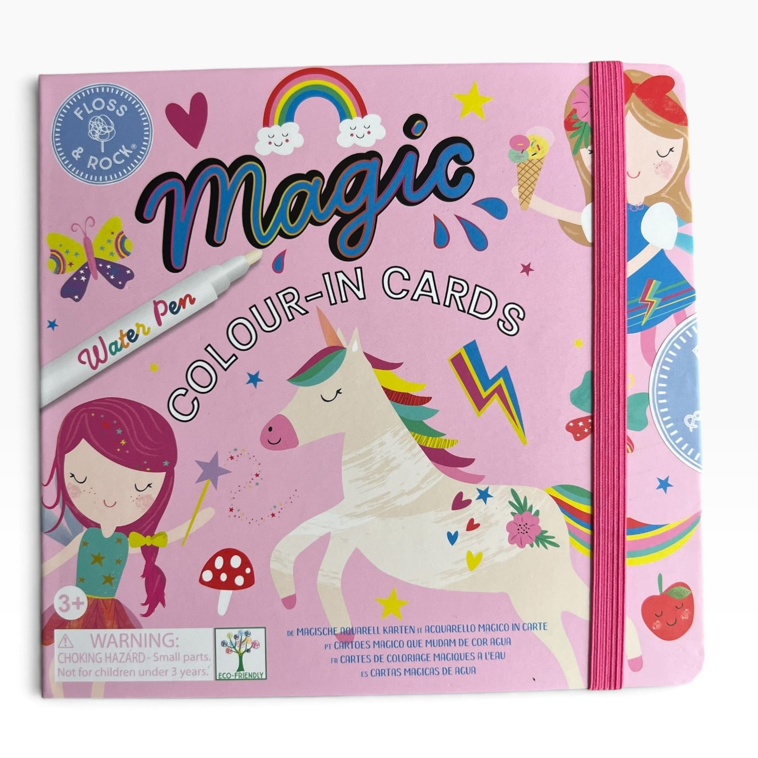 Tarjetas mágicas reutilizables Hadas y Arcoiris