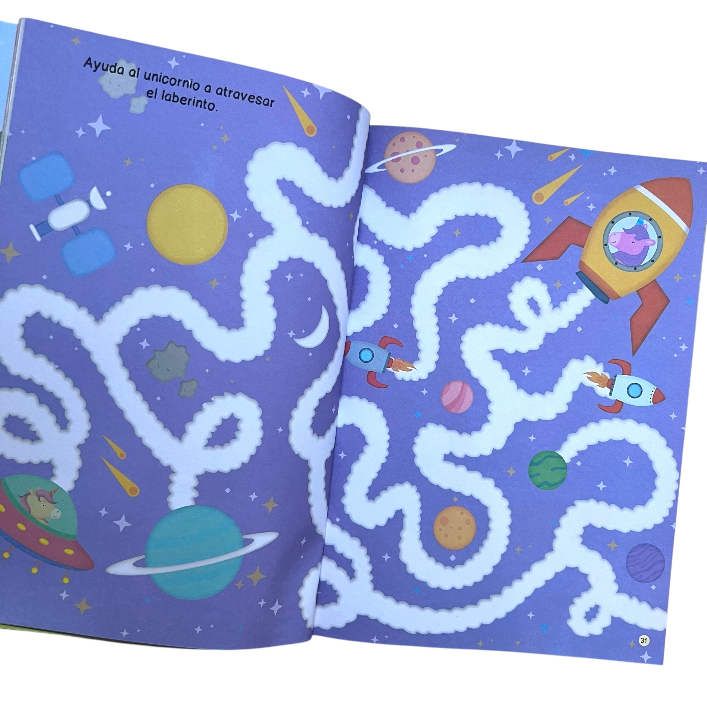 Unicornios - Libro de Colorear y Stickers