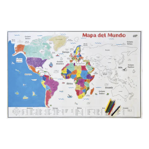 Poster Colorea tu mundo