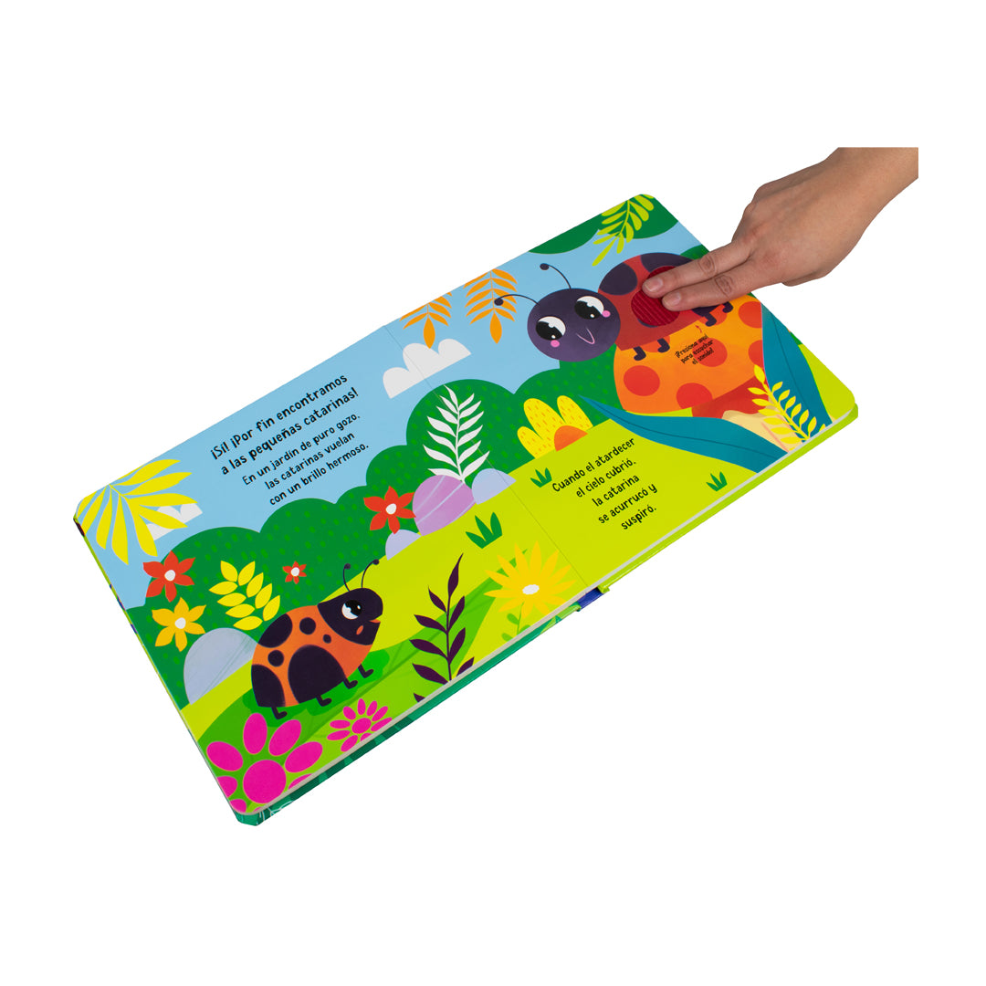 Mi Librito de ruidos y texturas - Insectos del jardín