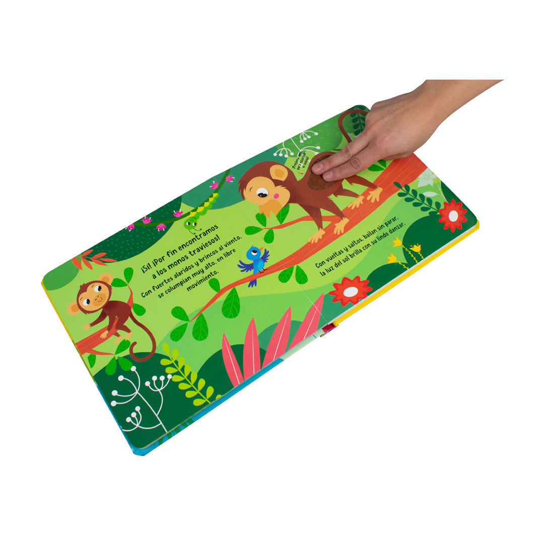 Mi librito de ruidos y texturas: Animales Salvajes