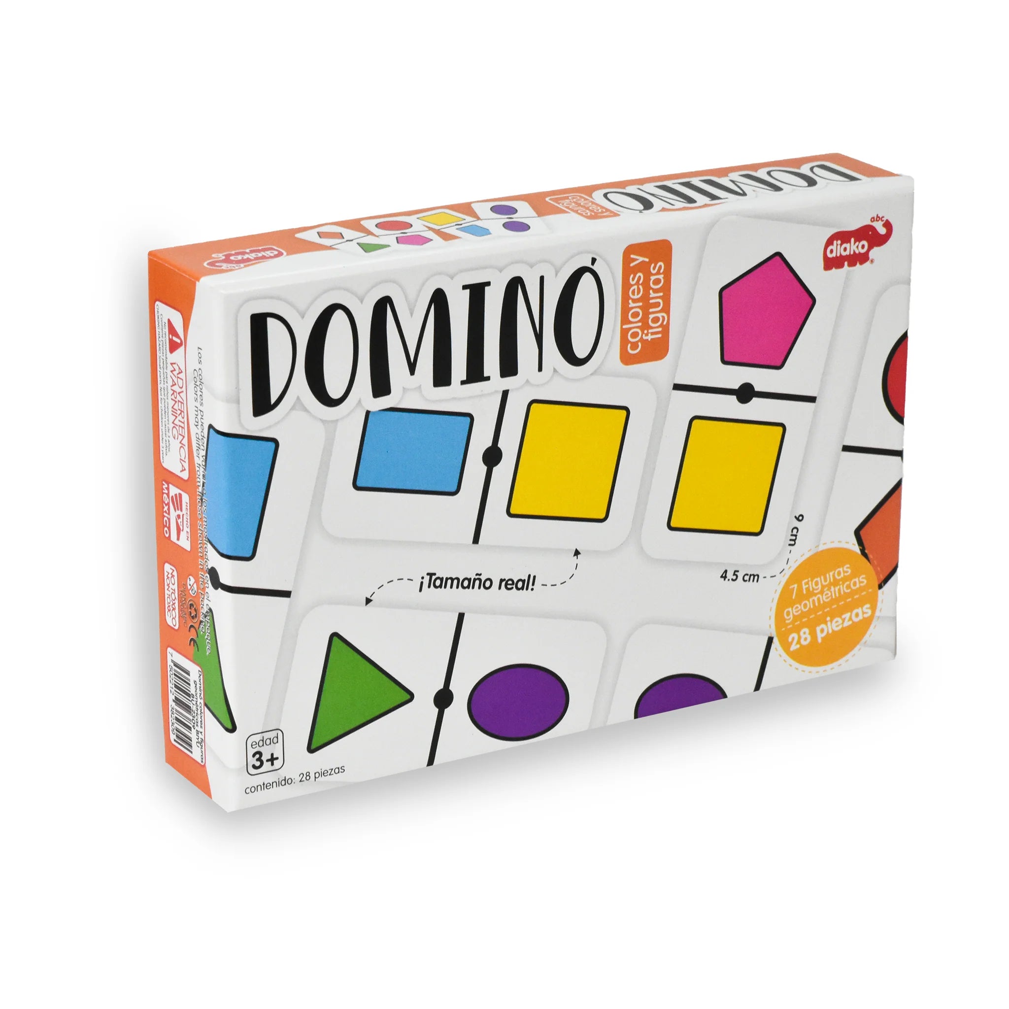 Dominó Colores y figuras geométricas
