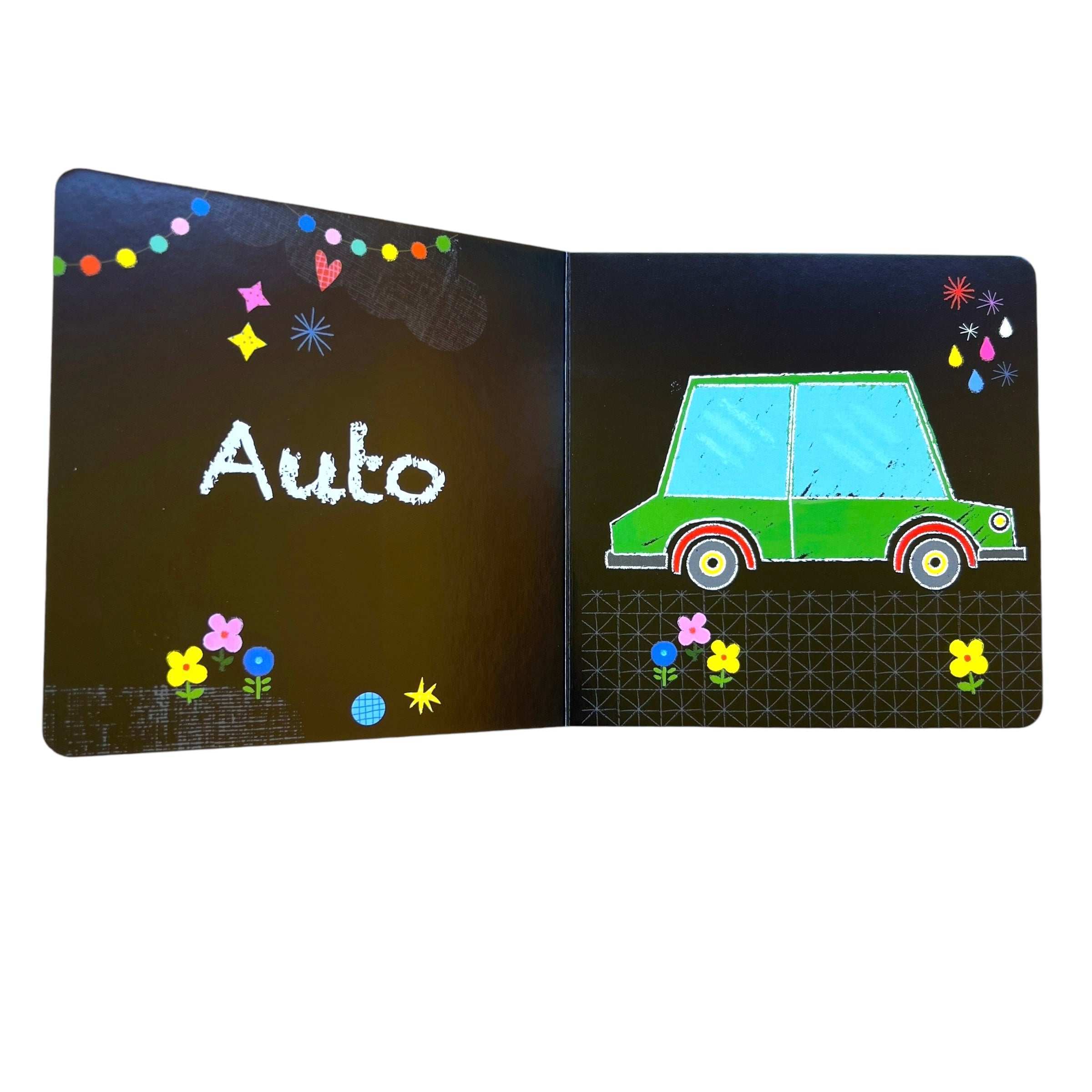 Libro El Mundo a mi Alrededor -  Primeras palabras en pizarra