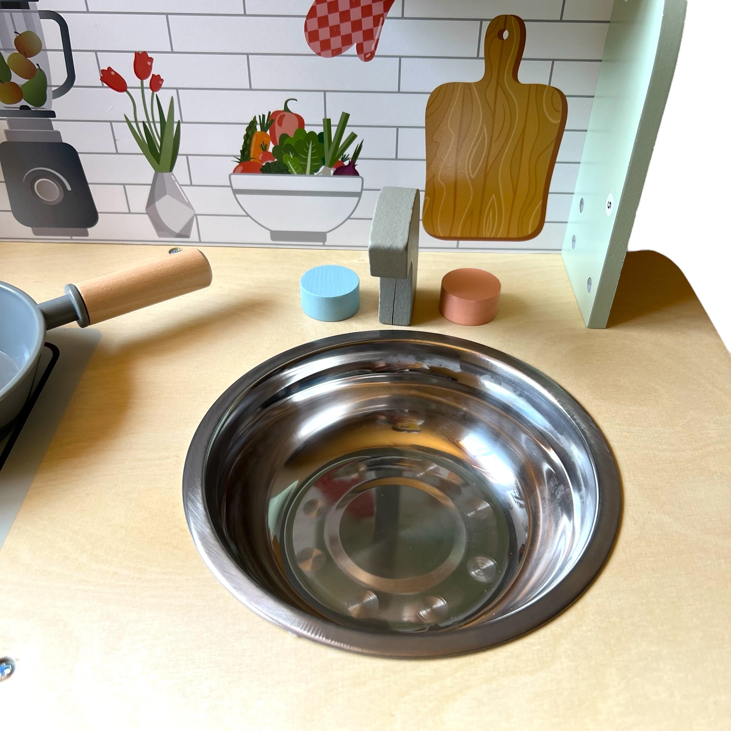 COCINA CONTEMPORANEA VERDE - TOOKY TOY