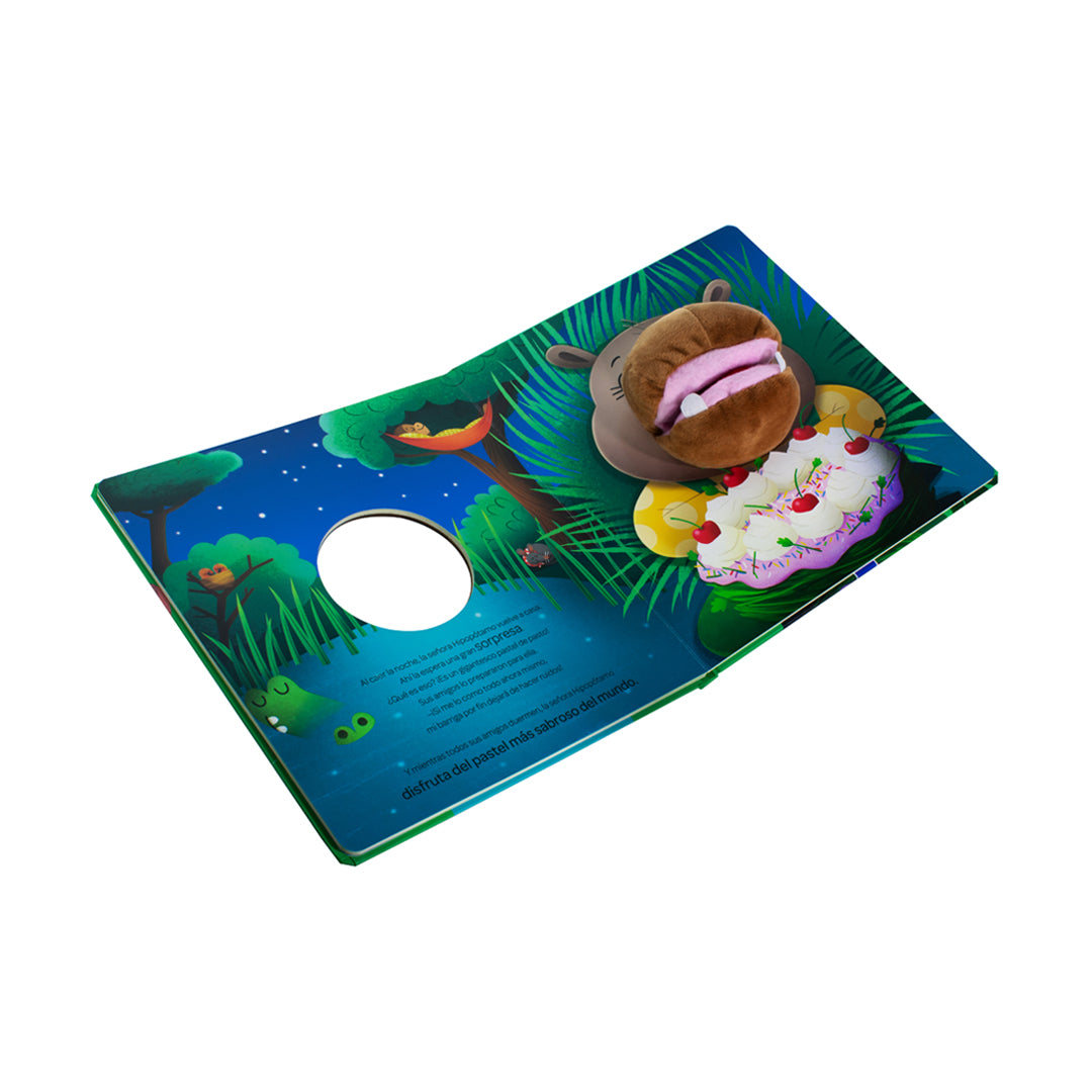 UNA HIPOPOTAMA HAMBRIENTA