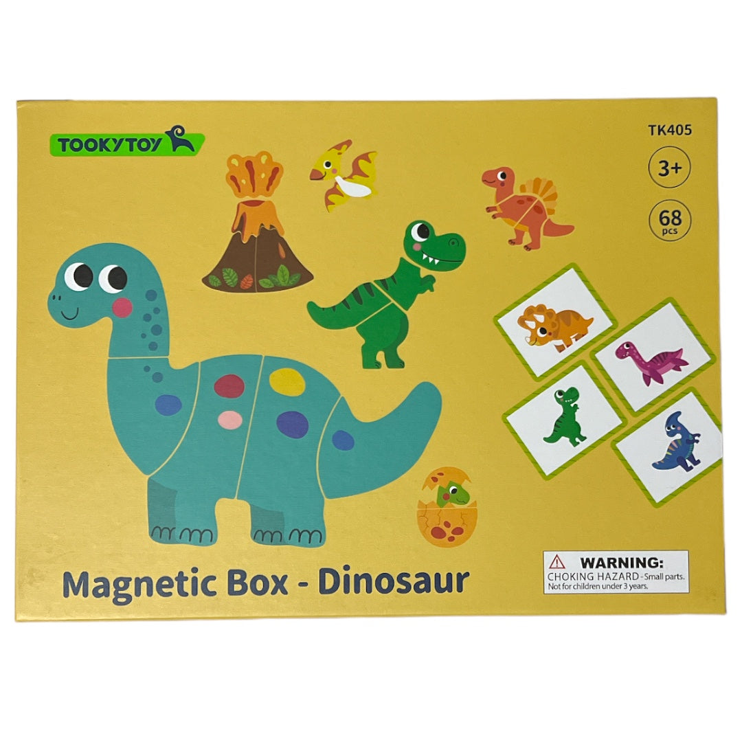 CAJA DE DINOSAURIOS MAGNÉTICO - MAGNETIC BOX DINOSAUR TOOKY TOY