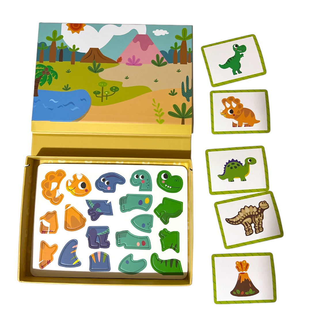 CAJA DE DINOSAURIOS MAGNÉTICO - MAGNETIC BOX DINOSAUR TOOKY TOY