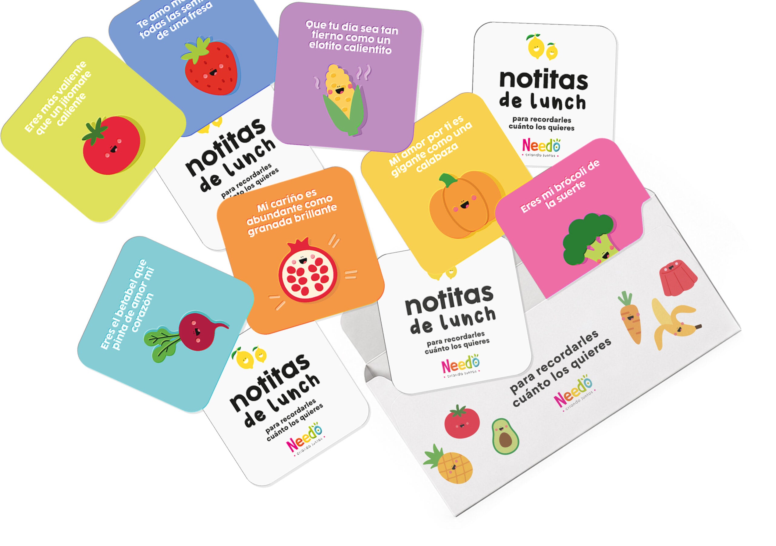 Notitas de Lunch: para recordarles cuánto los quieres