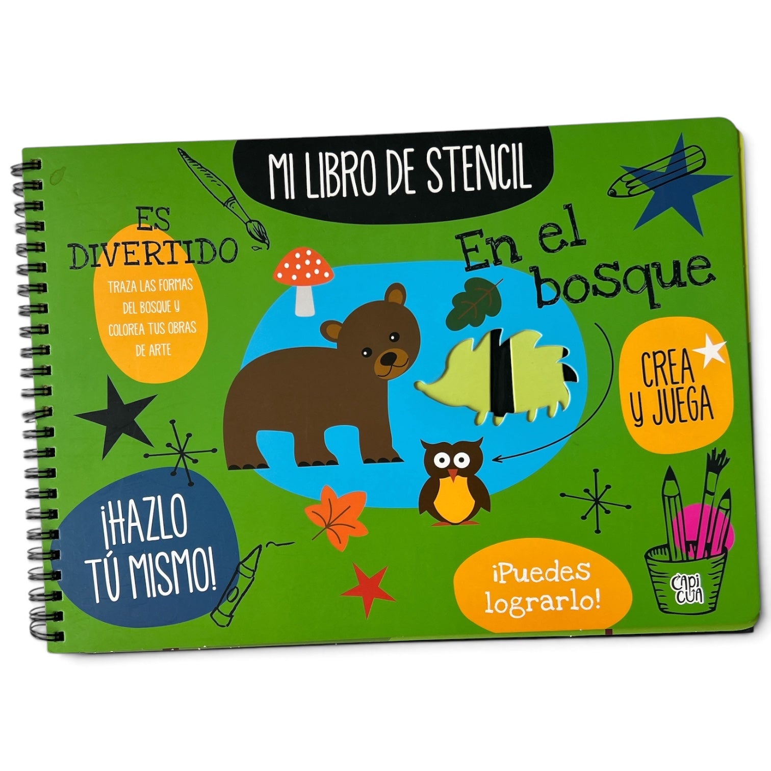 Mi libro de stencil Bosque