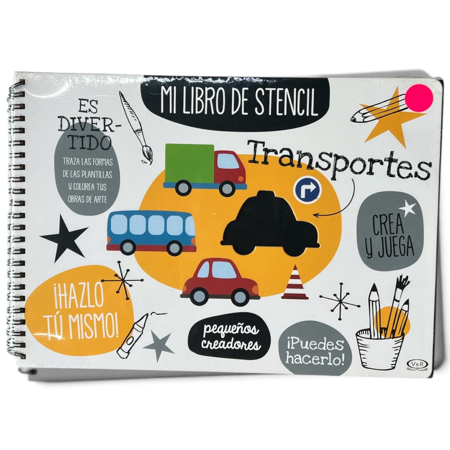 Mi libro de stencil Transportes