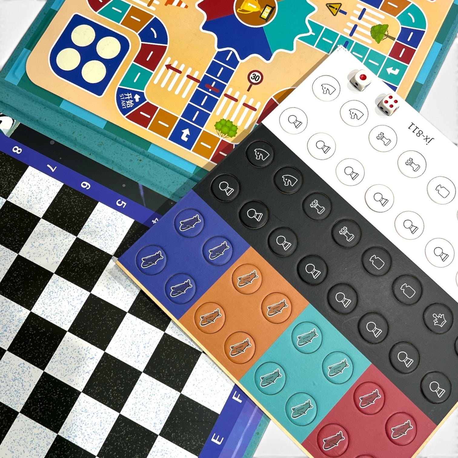 Tablero Magnético 2 en 1 Game Chess - Ajedrez y Parchis