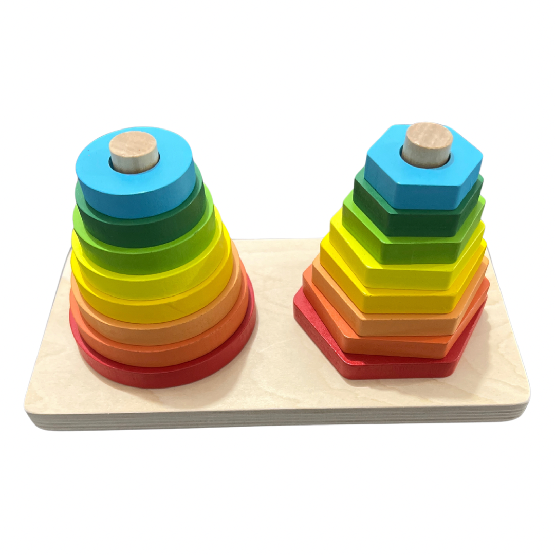 Torre Doble de Ensarte de Figuras