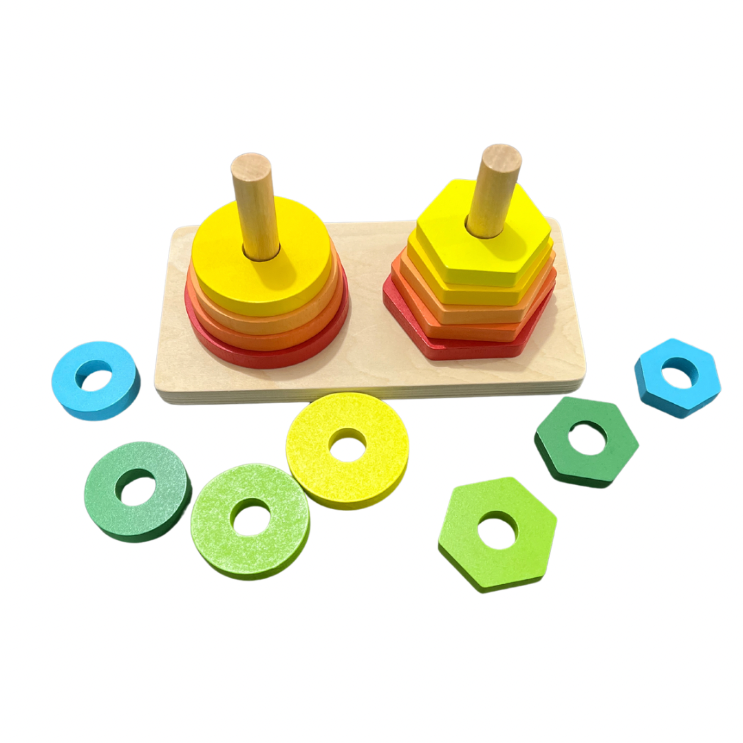 Torre Doble de Ensarte de Figuras