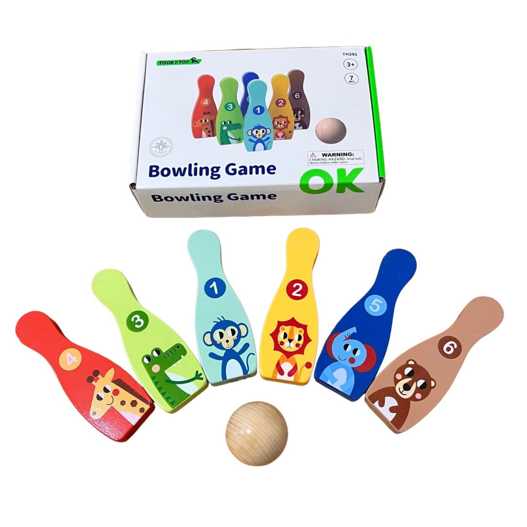BOLICHE DE MADERA - BOWLING GAME  TOOKY TOY