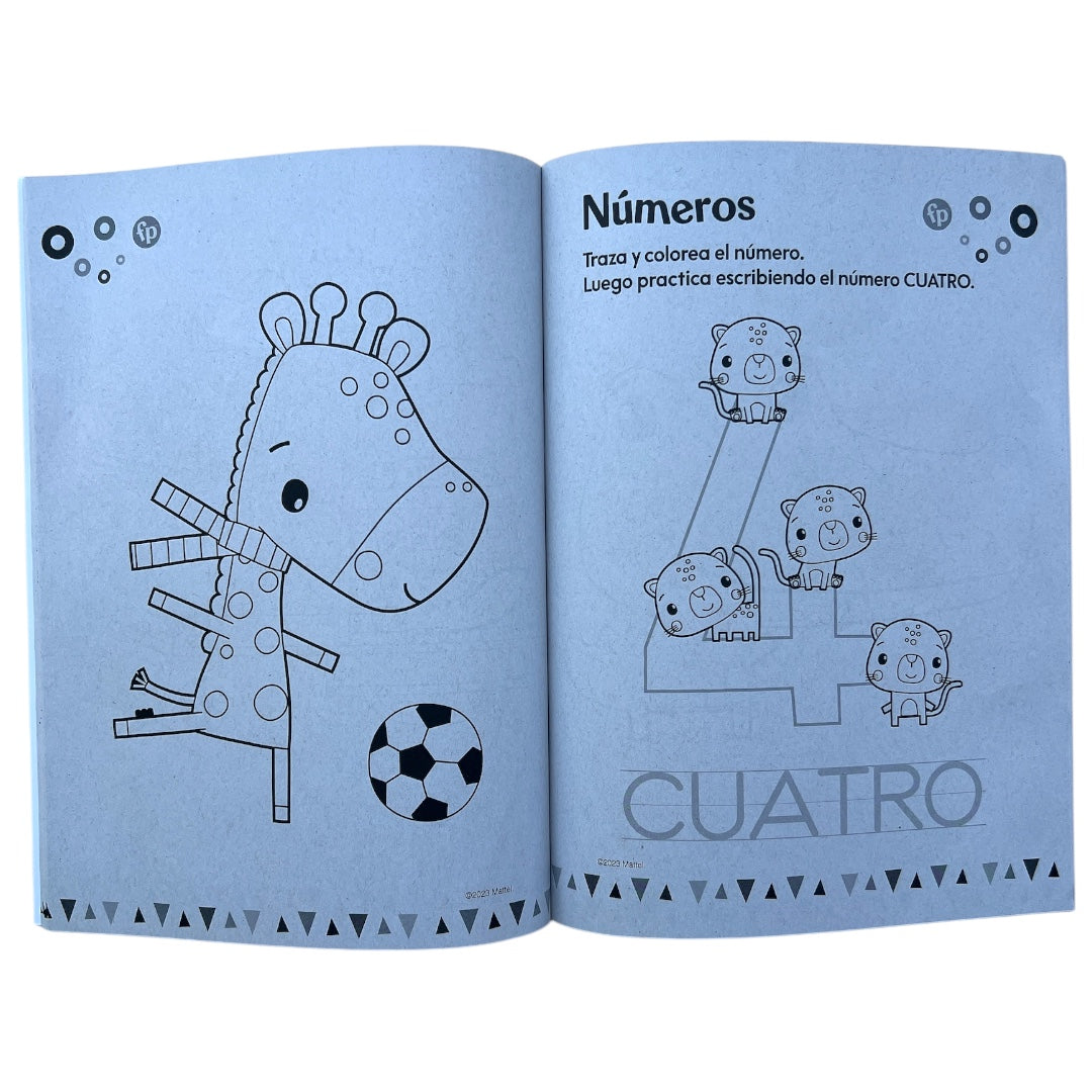 Libro para Colorear AMIGOS Y DIVERSIÓN Fisher-price