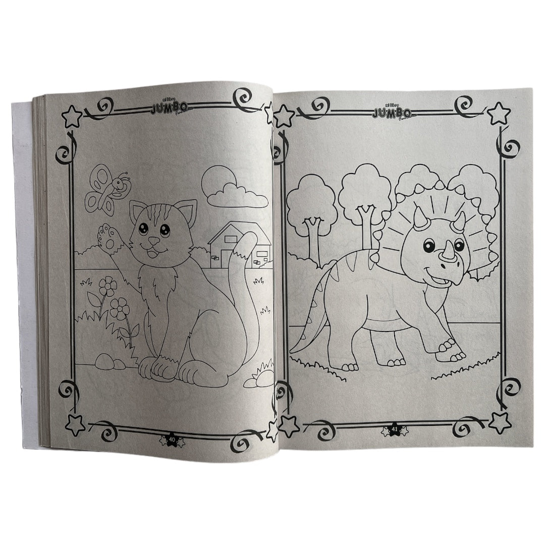 Libro Para Pintar Infantil De Distintos Personajes - Distribuidora