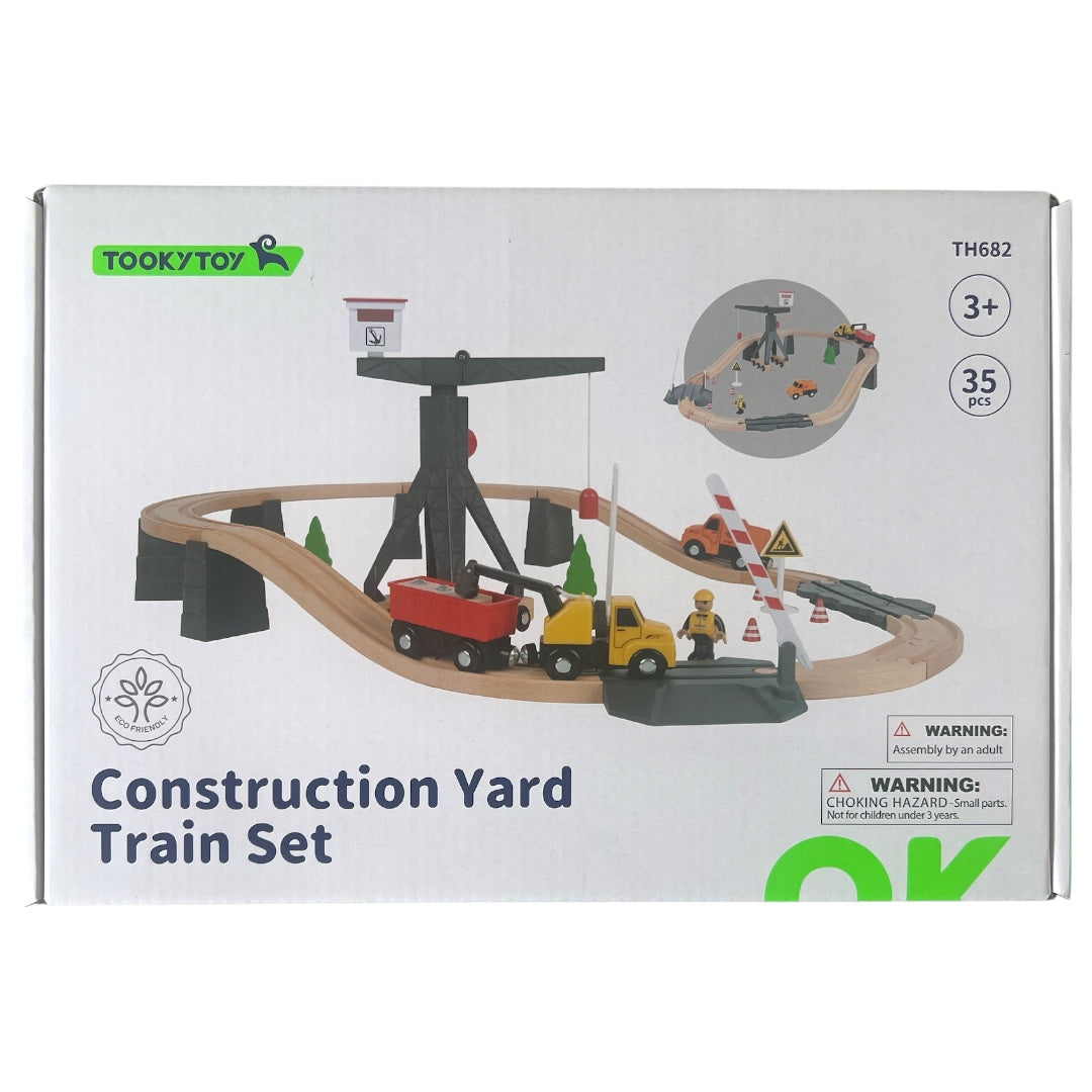 PISTA DE VEHÍCULOS DE CONSTRUCCIÓN - TOOKY TOY