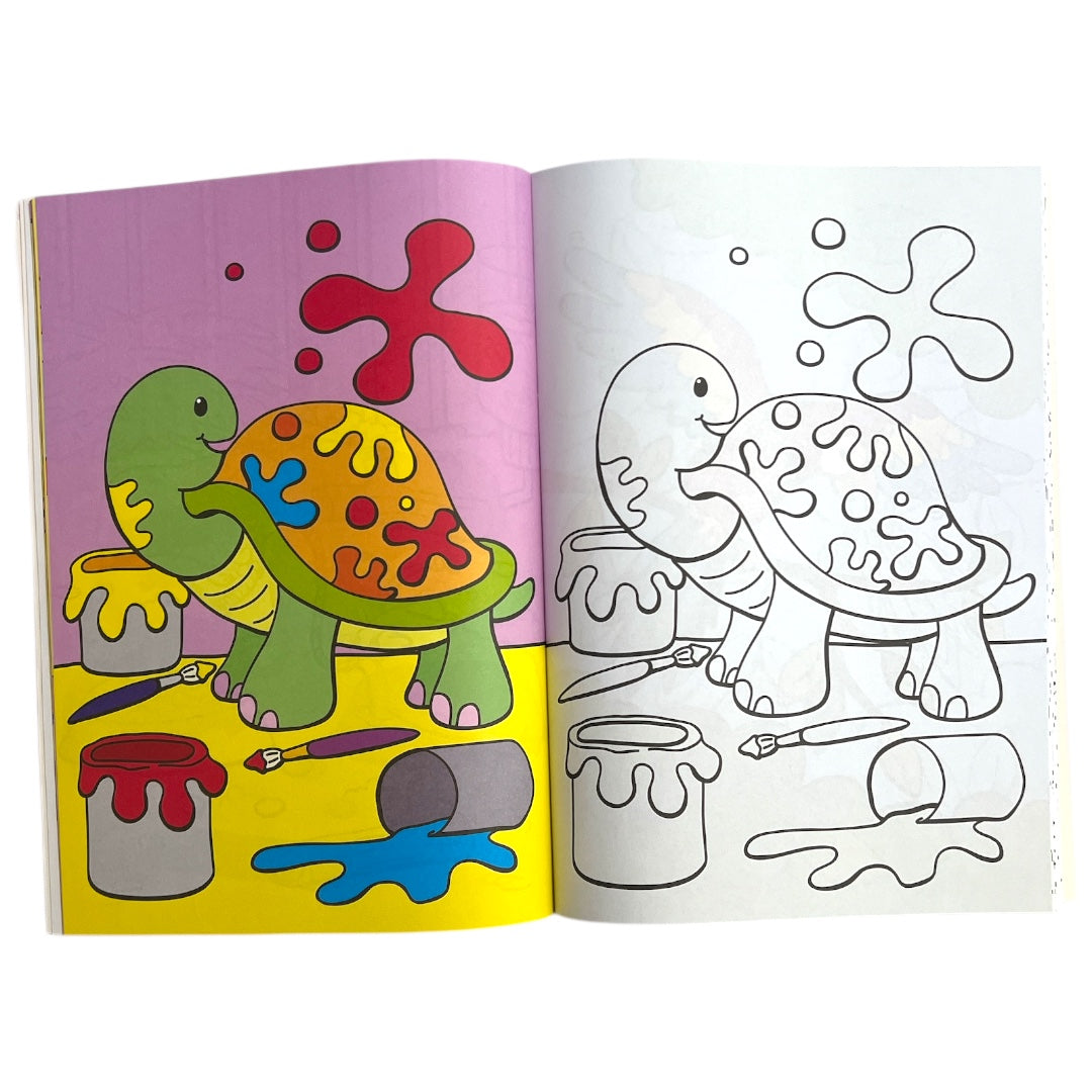 Mascotas - Copia y Colorea