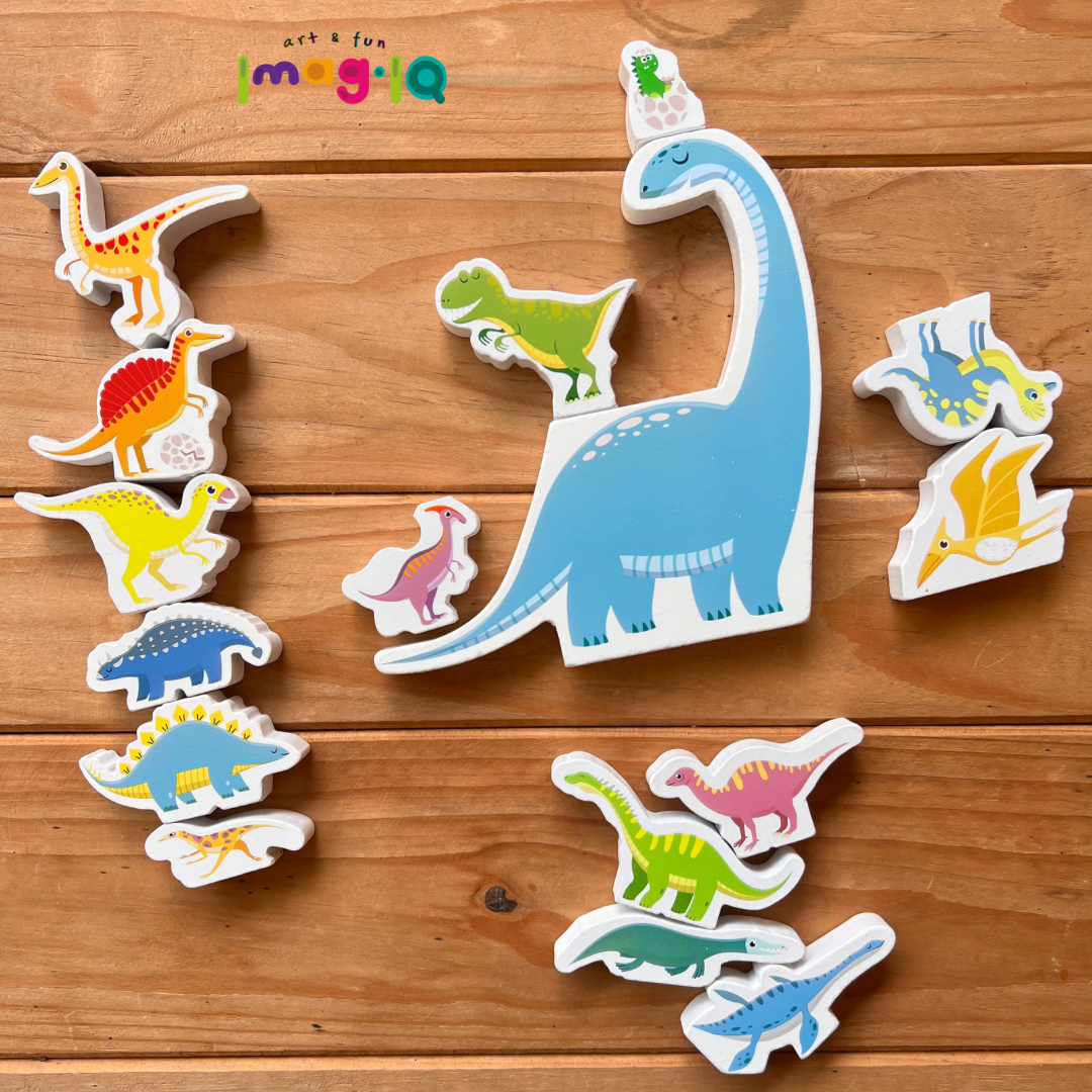 Juego de balance y equilibrio Dinosaurios