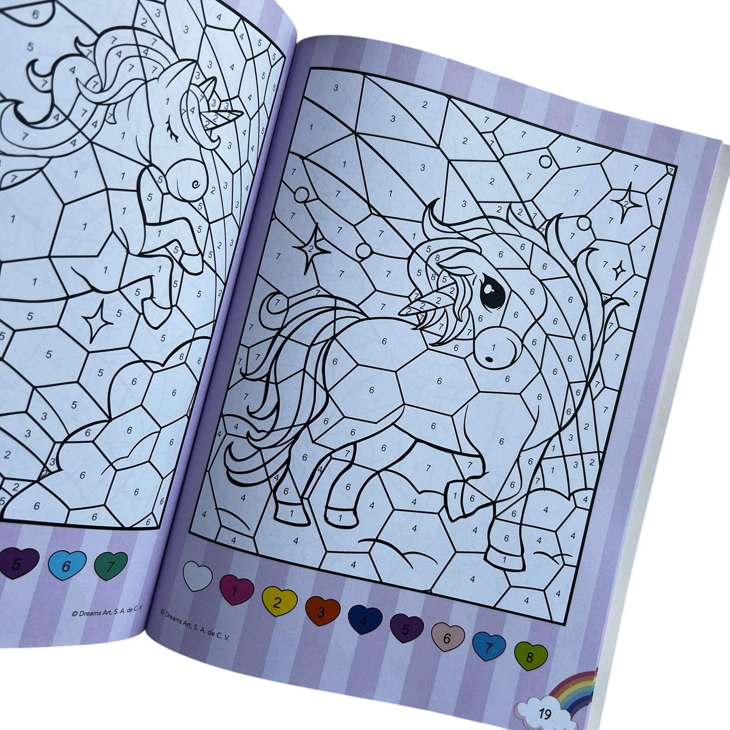 Colorea por números