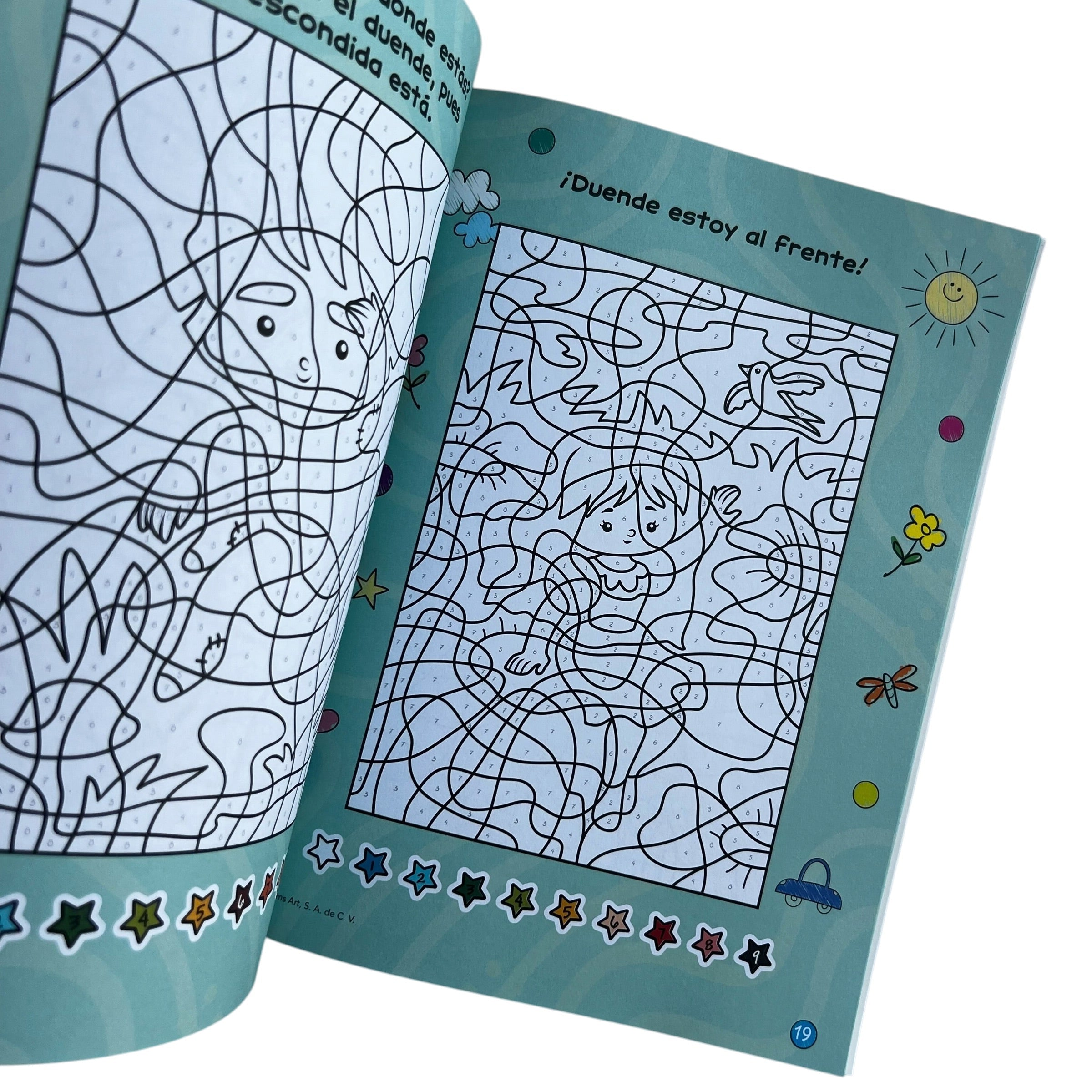 Colorea por números