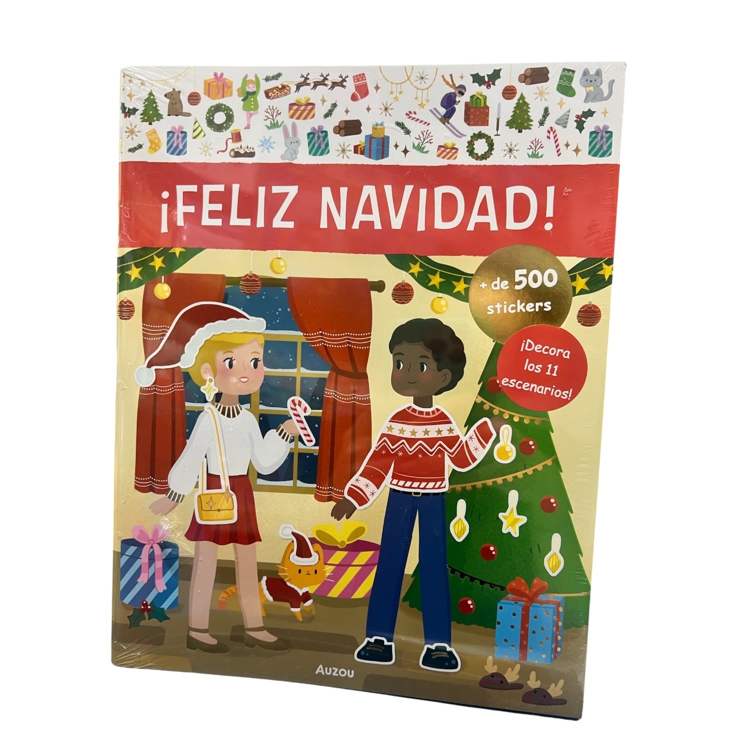 Libro de stickers Feliz Navidad