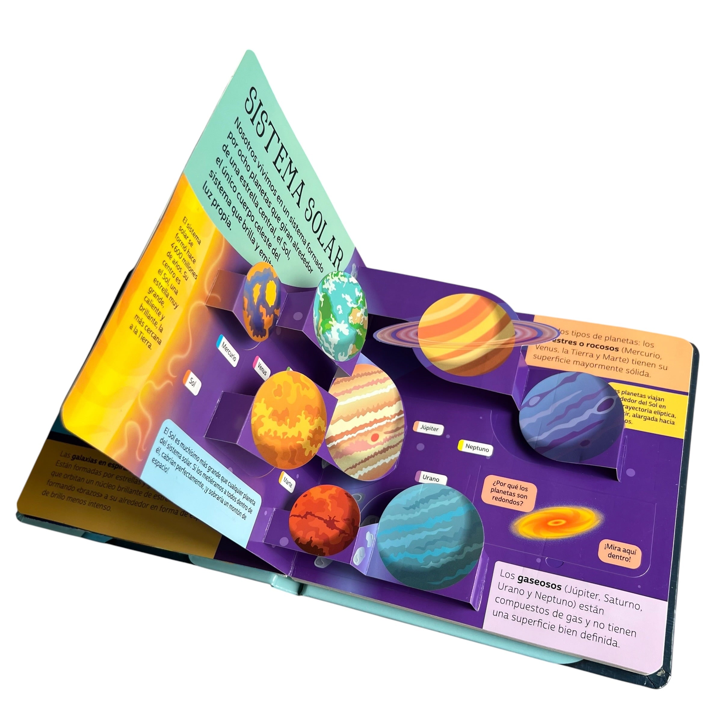 Pop up aprender el espacio