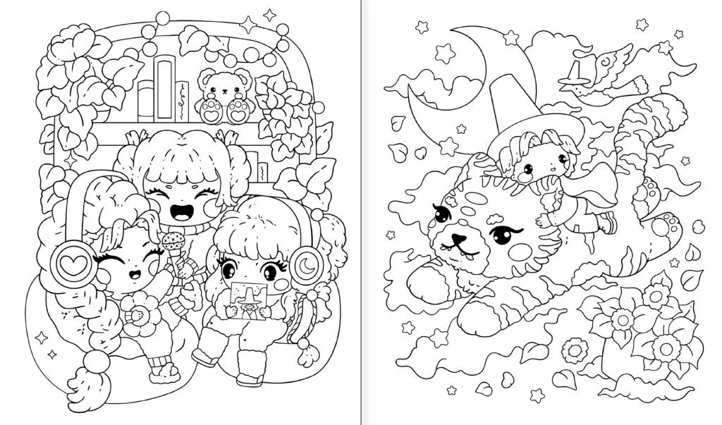 Libro para colorear - Guerreras K POP