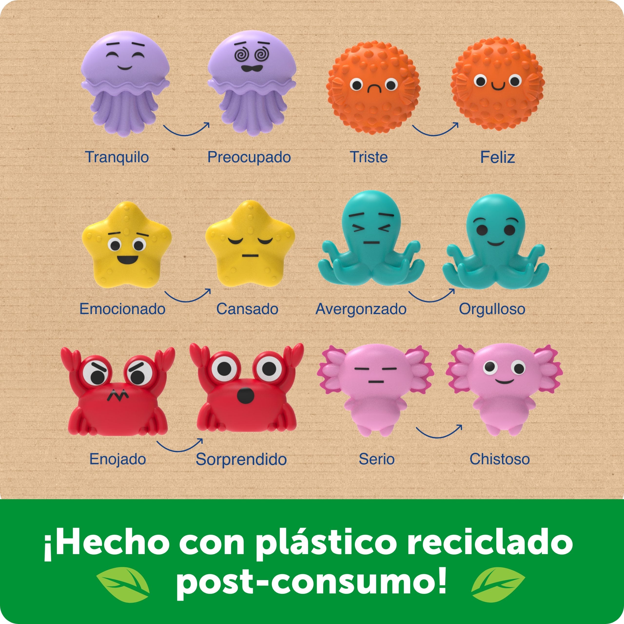 Conchas marinas de emociones - Ocean Emotion Seashells